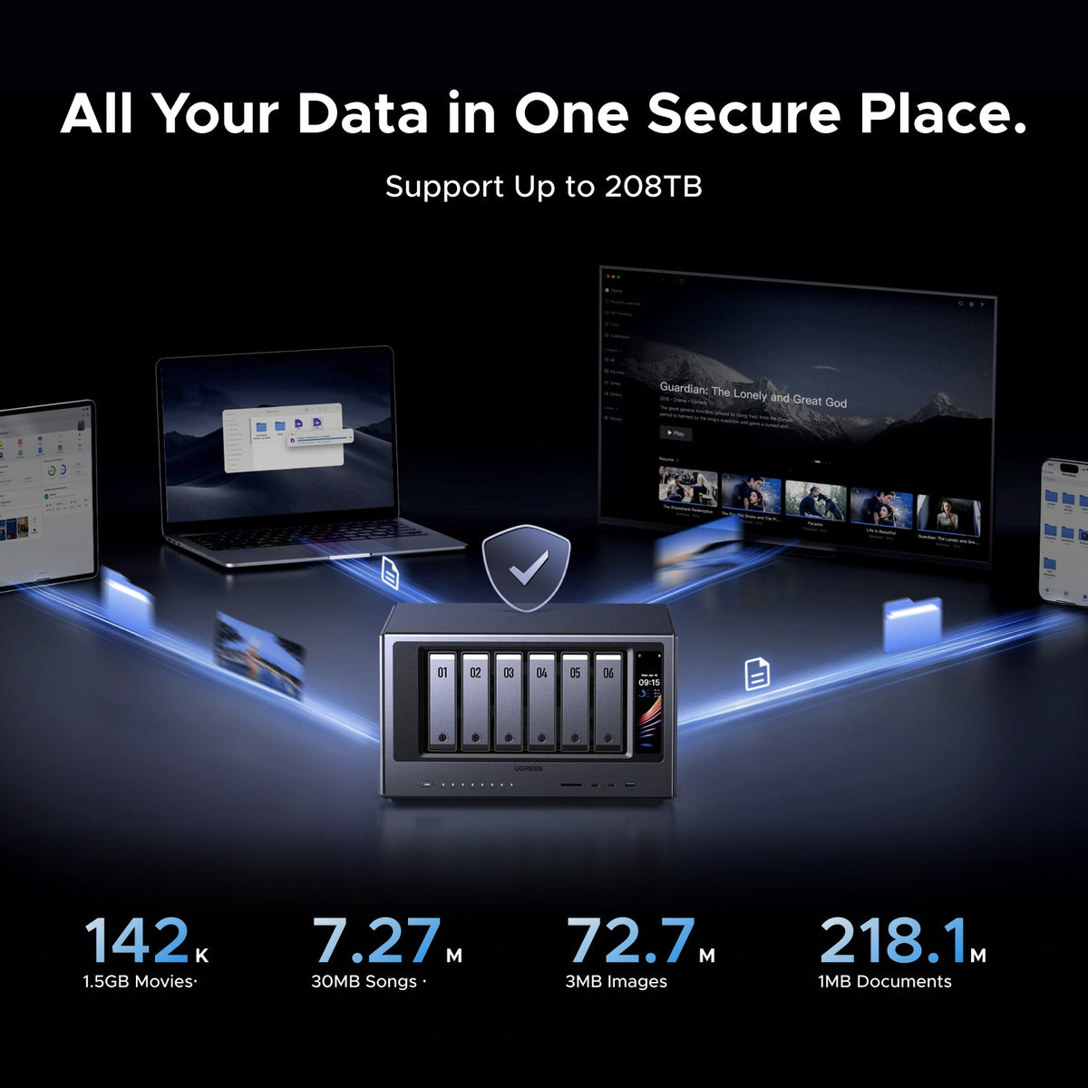 UGREEN iDX6011 Pro 6-Bay AI NAS